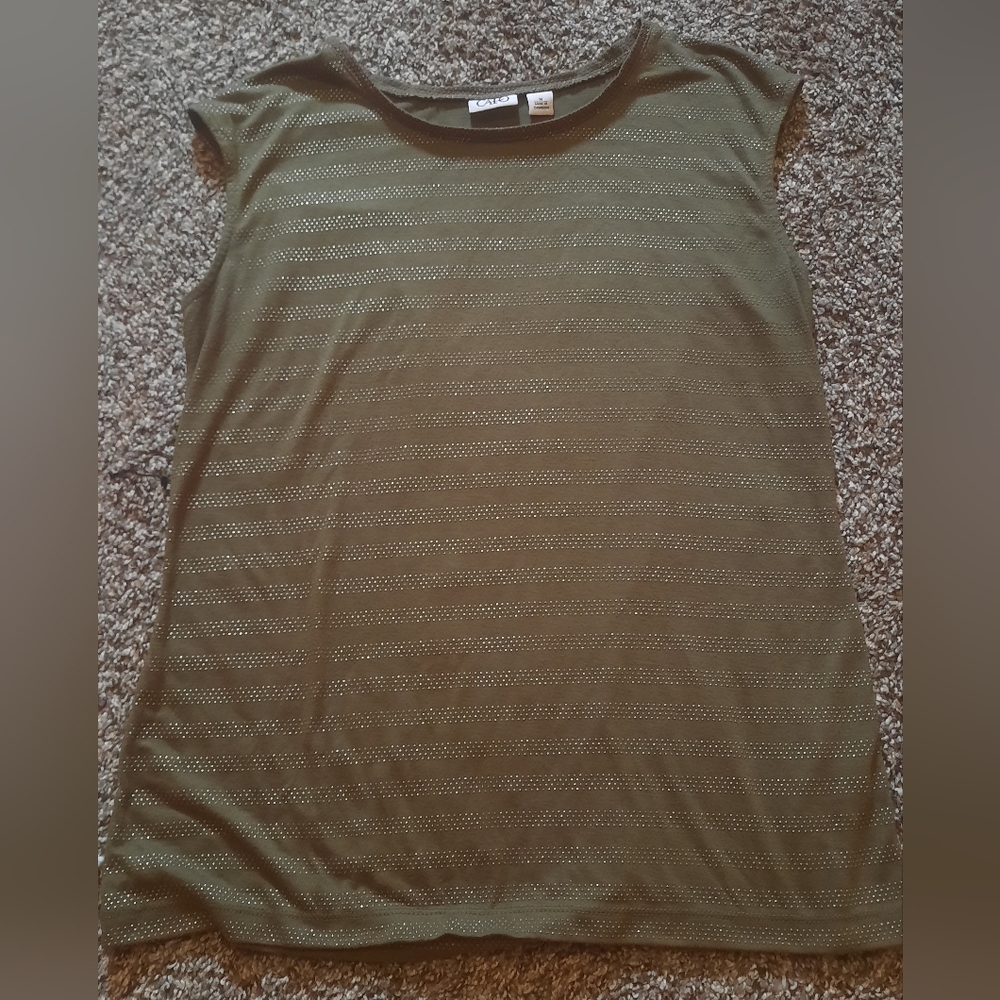 CATO Thick Sleeved Tank Top w texture